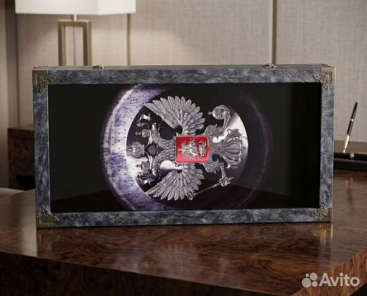 Коллекционные нарды «Герб России», арт. a8202634895 купить с доставкой Коллекционные нарды «Герб России», арт. a8202634895