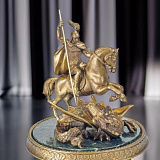 Бронзовая скульптурная композиция «Георгий Победоносец»