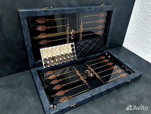 Премиальные нарды «Золотая классика» купить с доставкой Премиальные нарды «Золотая классика»