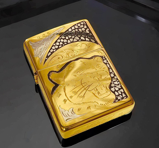 Зажигалка Zippo с гравировкой "Пантера" купить с доставкой Зажигалка Zippo с гравировкой "Пантера"